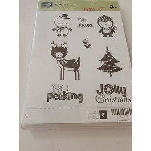 Stampin' Up! No Peeking Jolly Christmas Stamp Set